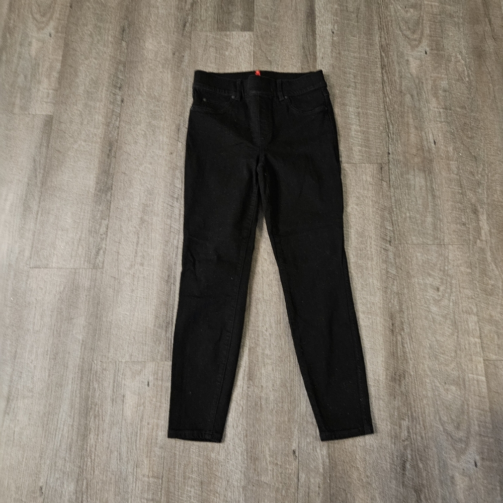 SPANX Women's Jeans Skinny SZ MEDIUM BLACK